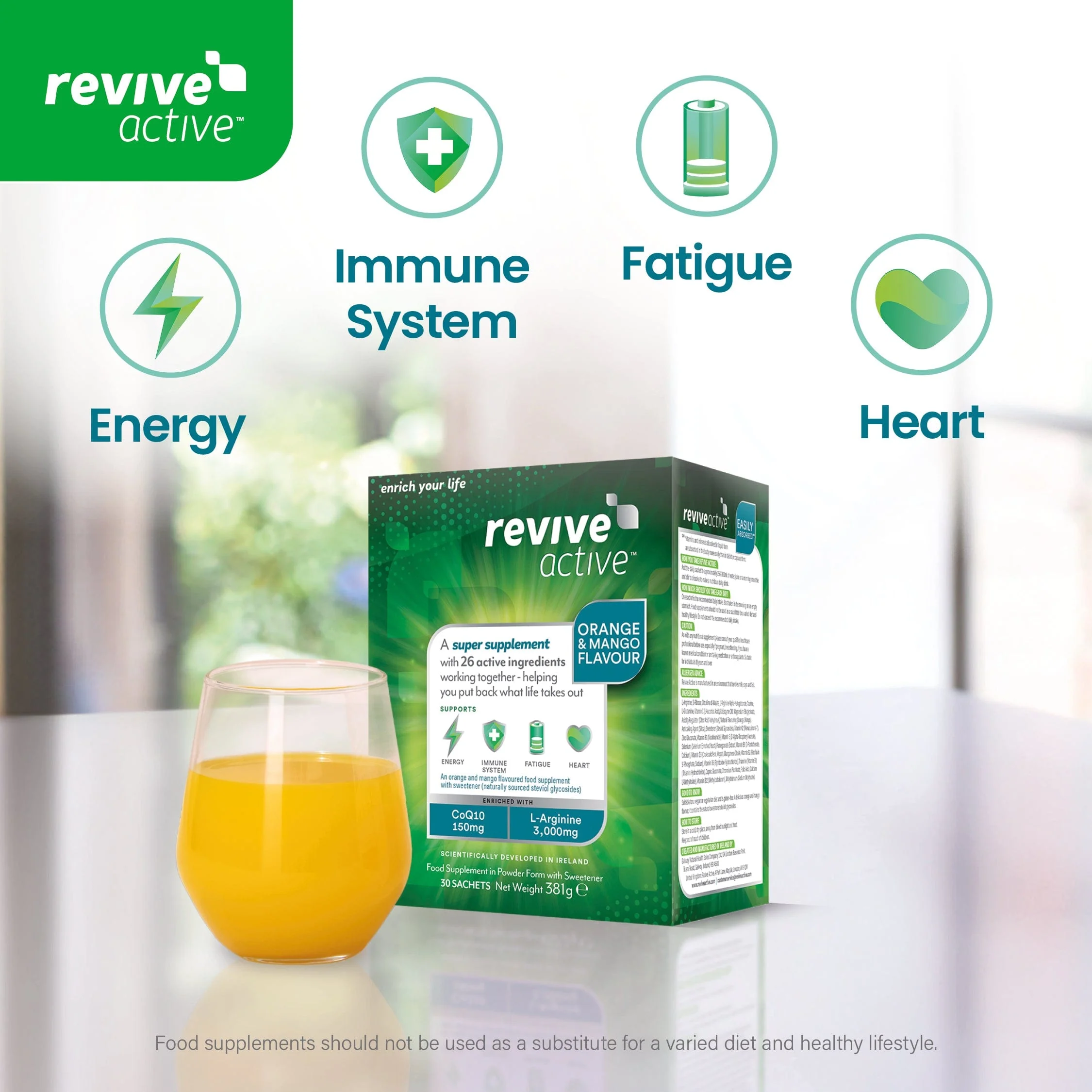 Revive Active Multivitamin Supplement 30 Sachets - Image 9