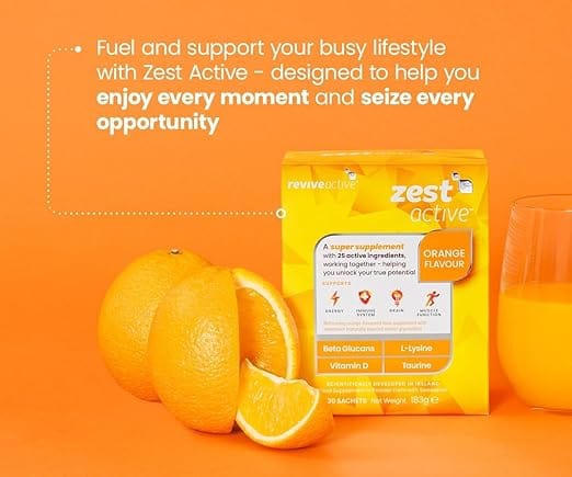 Revive Active Zest Active Orange 90 Sachets (3 Month Supply) - Image 6