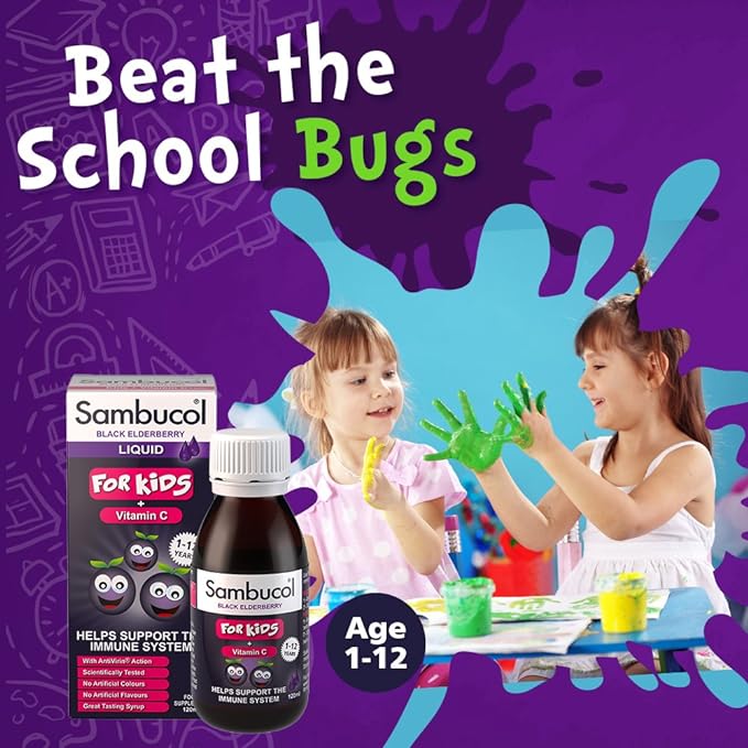 Sambucol Liquid For Kids with Vitamin C 230ml - Image 2