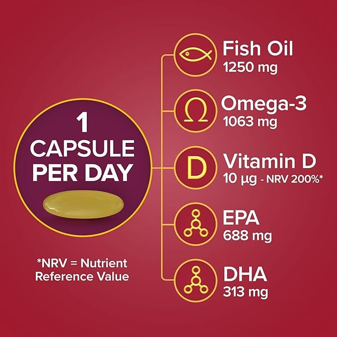 Seven Seas Omega 3 Fish Oil Max Strength 30 Capsules - Image 4