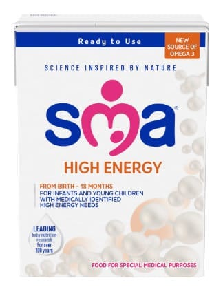SMA High Energy Ready to Feed 12 X 200ml Carton