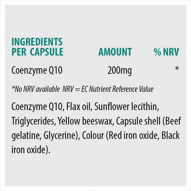 Sona CoQ10 MAX 200mg Capsules 30 - Image 3