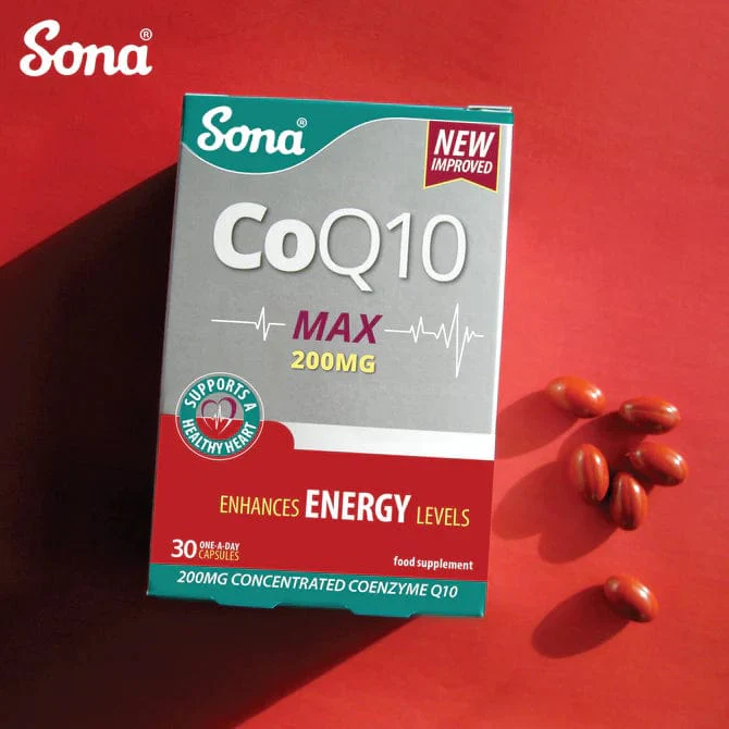 Sona CoQ10 MAX 200mg Capsules 30 - Image 5