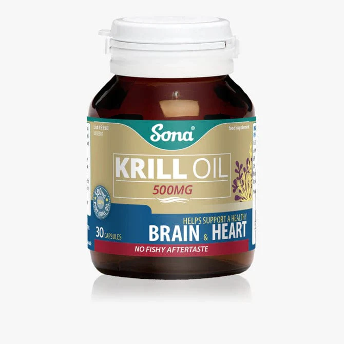 Sona Krill Oil 500mg Capsules 30