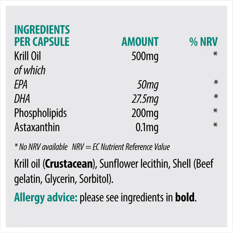 Sona Krill Oil 500mg Capsules 30 - Image 3