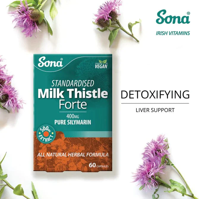 Sona Milk Thistle Forte Capsules 30 - Image 3