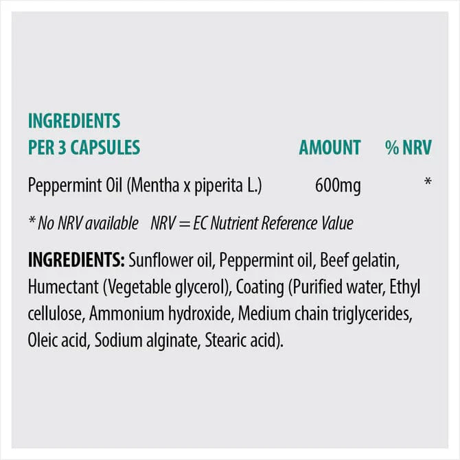 Sona Peppermint Oil Enteric Coated Capsules 30 - Image 3