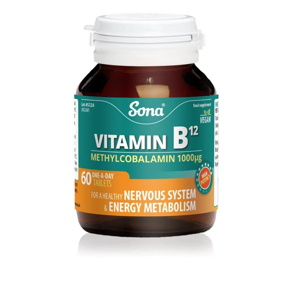 Sona Vitamin B12 1000mcg 60 Tablets