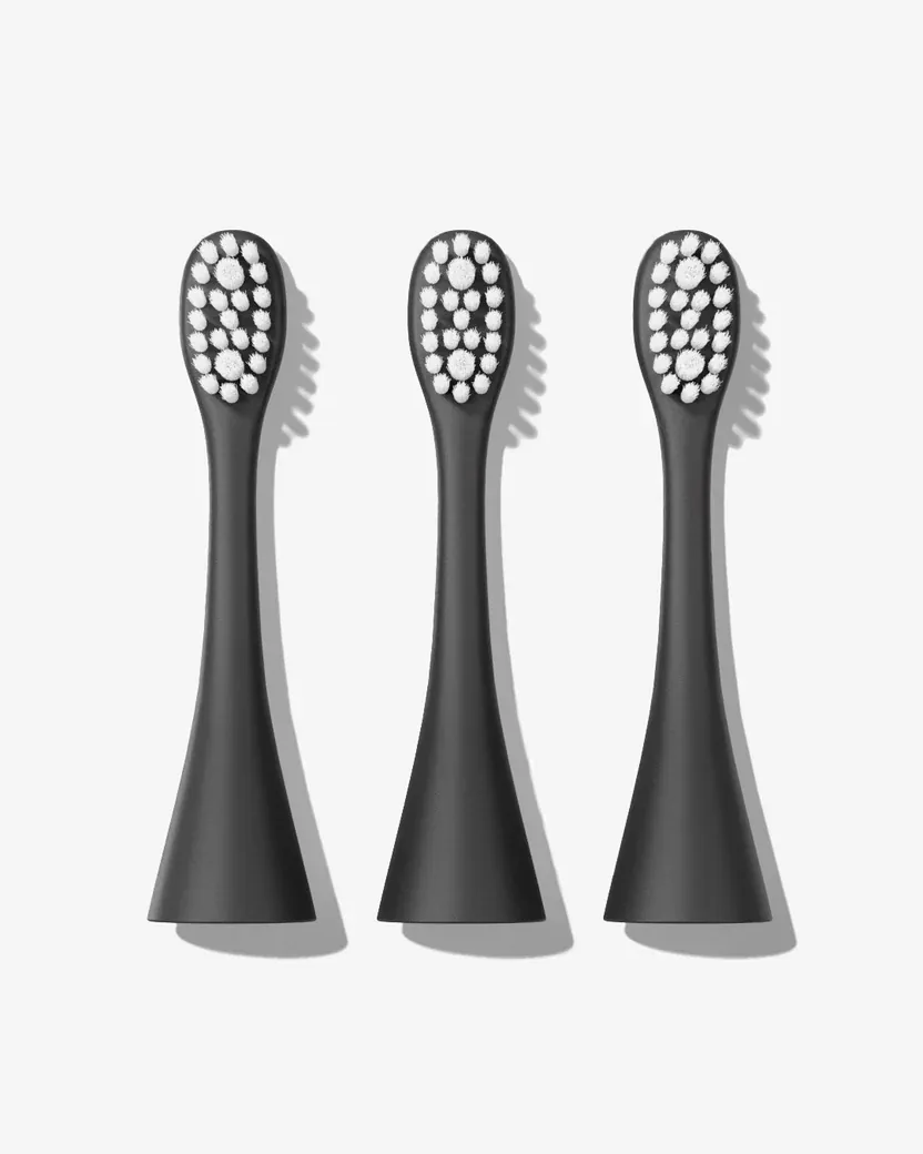 Spotlight Sonic Pro Toothbrush Replacement Heads x 3 · Jet Black - Image 2