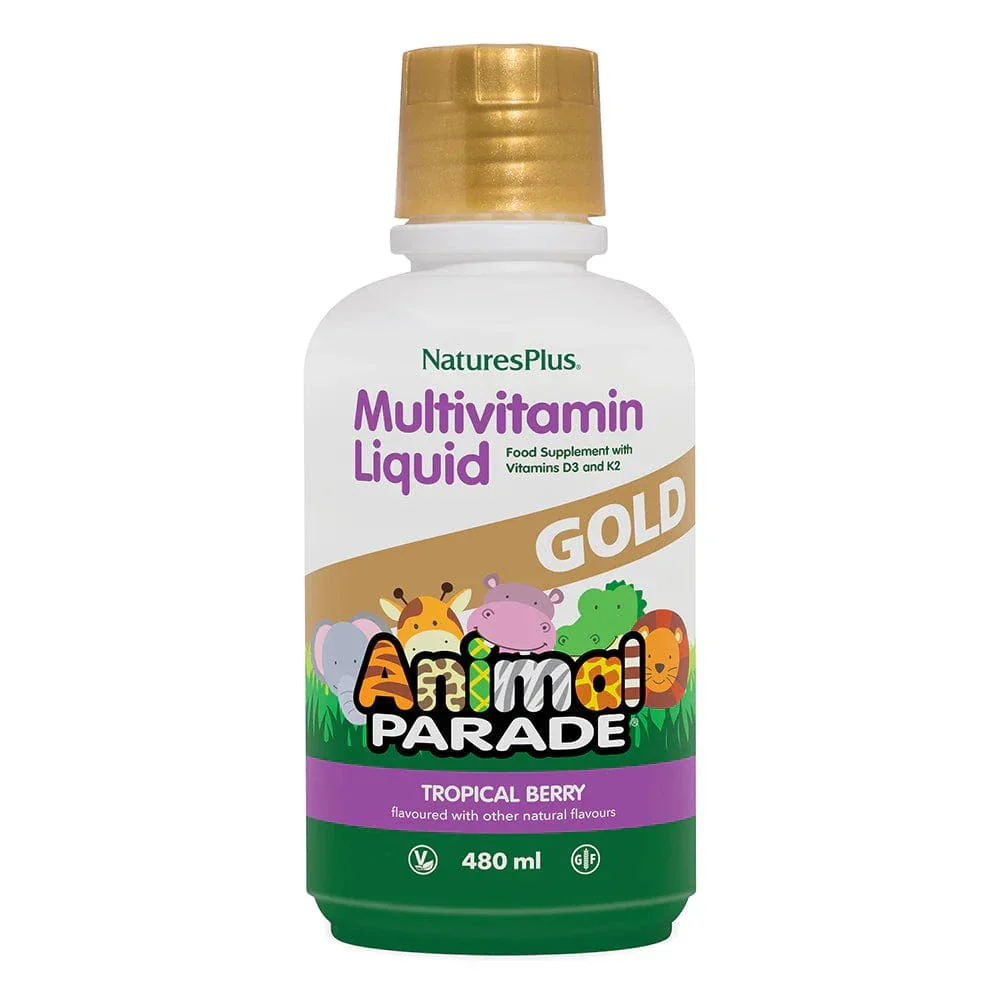 Animal Parade GOLD Multivitamin Children’s Liquid 480ml - Image 4
