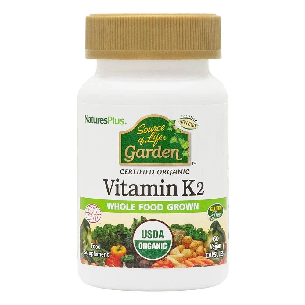 Source of Life Vitamin K2 120mcg 60 Capsules
