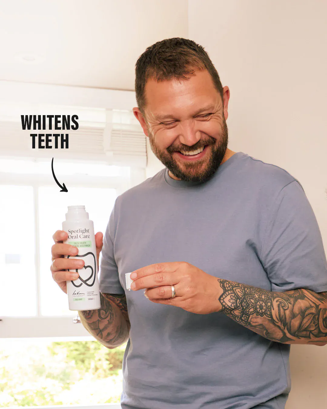 Spotlight Fresh Breath Whitening Mouthwash 500ml - Image 4