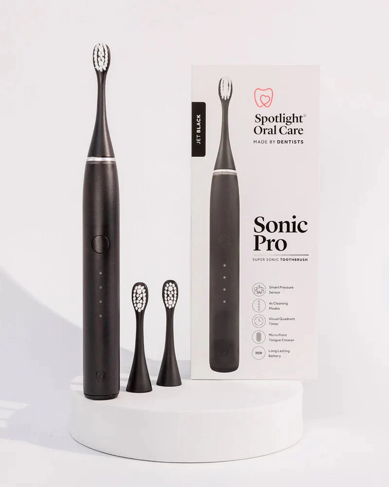 Spotlight Sonic Pro Toothbrush - Jet Black - Image 3