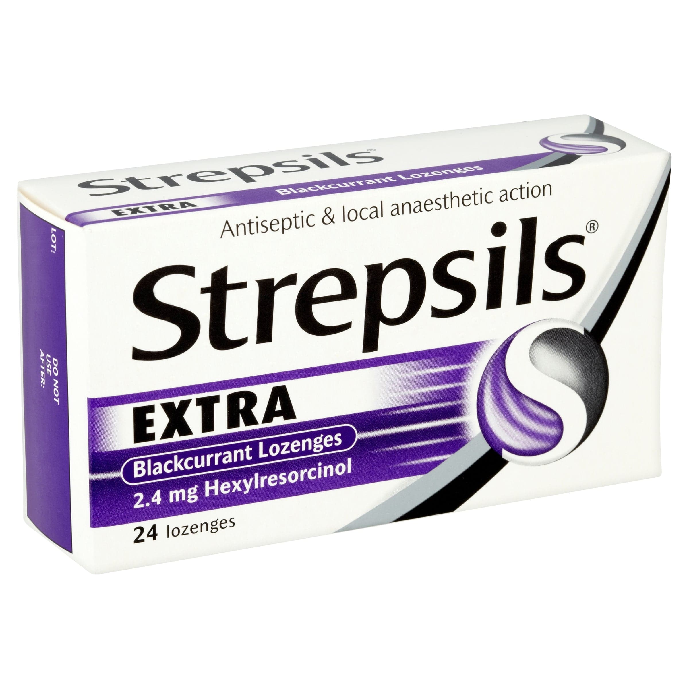 Strepsils Extra Blackcurrant Hexylresorcinol 2.4mg Lozenges (24) - Image 2