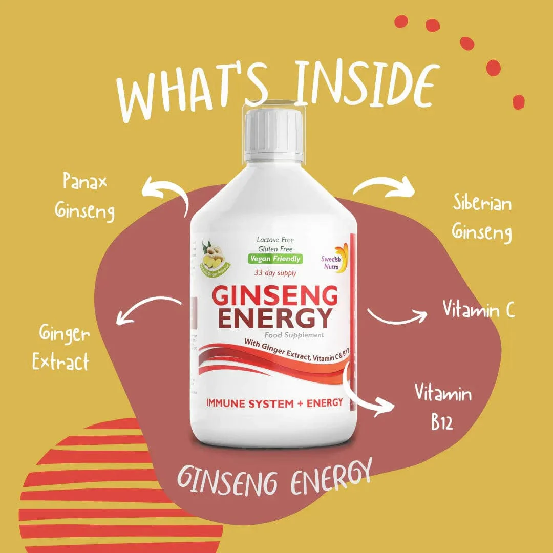 Swedish Nutra Ginseng Energy 500ml - Image 6