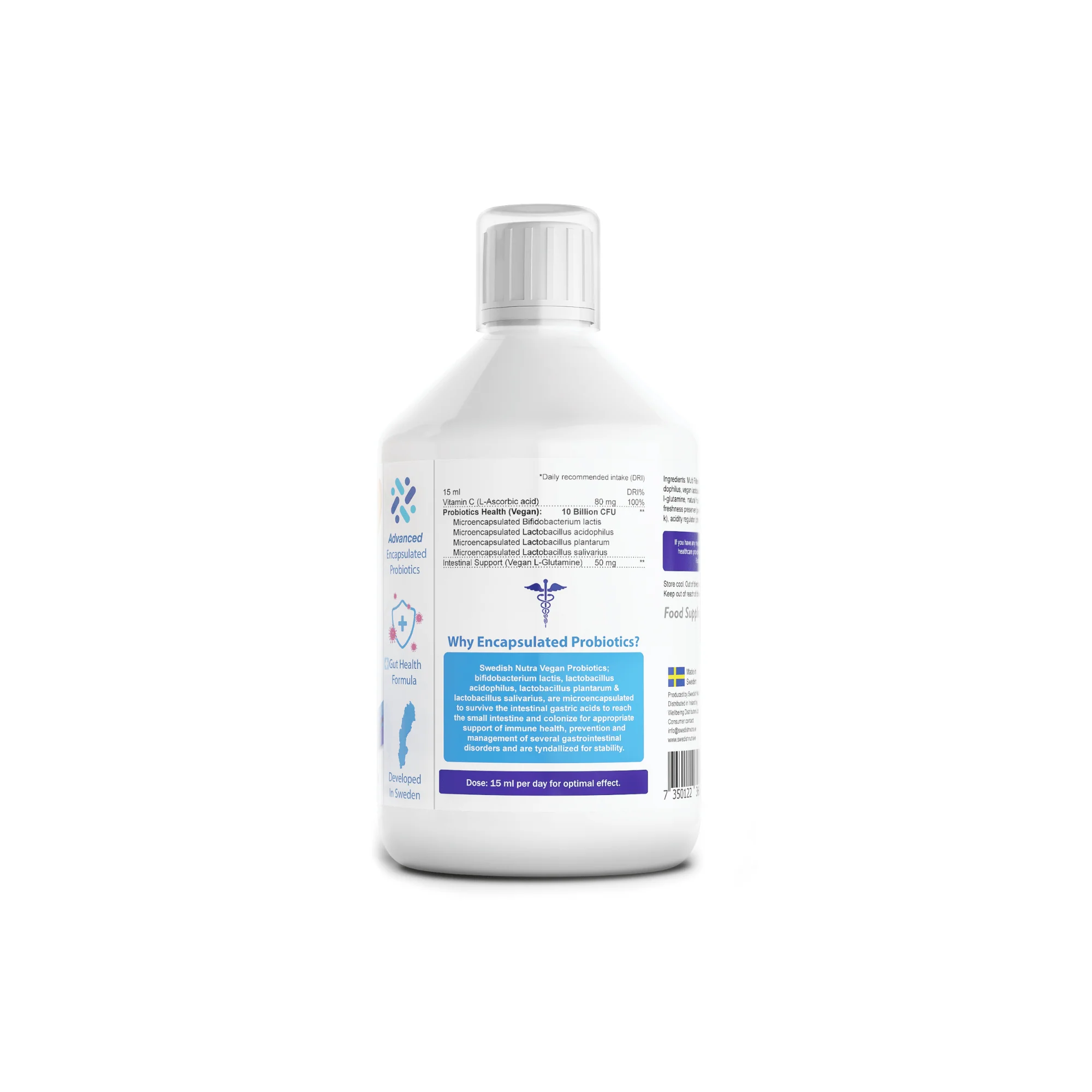 Swedish Nutra Probiotics 500ml - Image 2