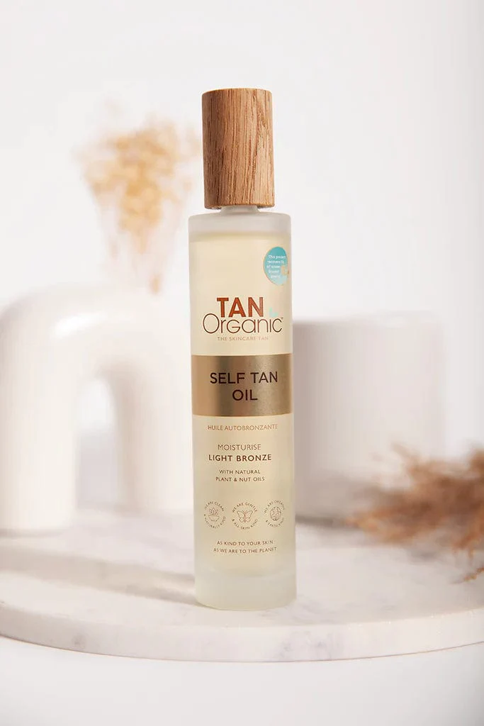 Tan Organic Self Tanning Oil - Light Bronze (100ml) - Image 3