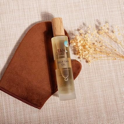 Tan Organic Self Tanning Oil - Light Bronze (100ml) - Image 6