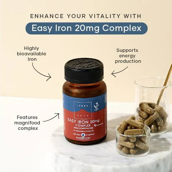 Terranova Easy Iron 20mg 100 Capsules - Image 6