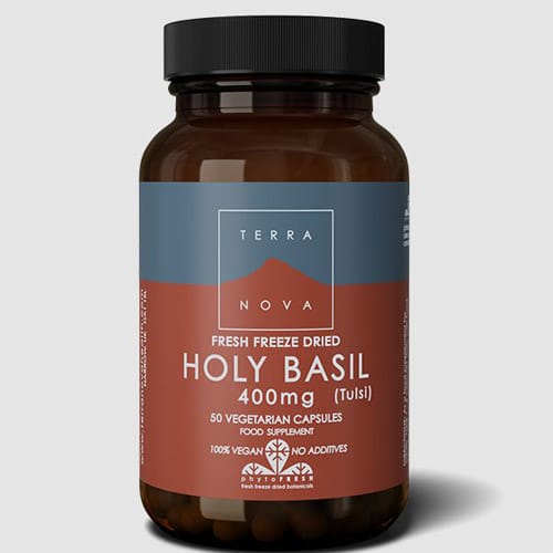 Terranova Holy Basil 400mg Capsules 50