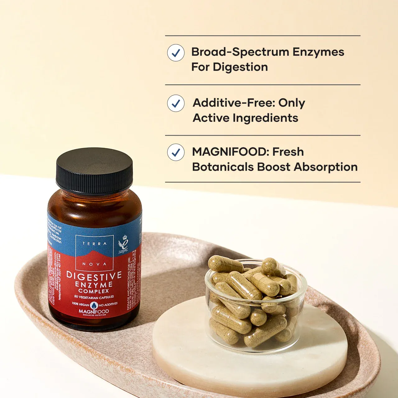 Terranova Digestive Enzyme Complex 50 Capsules - Image 3