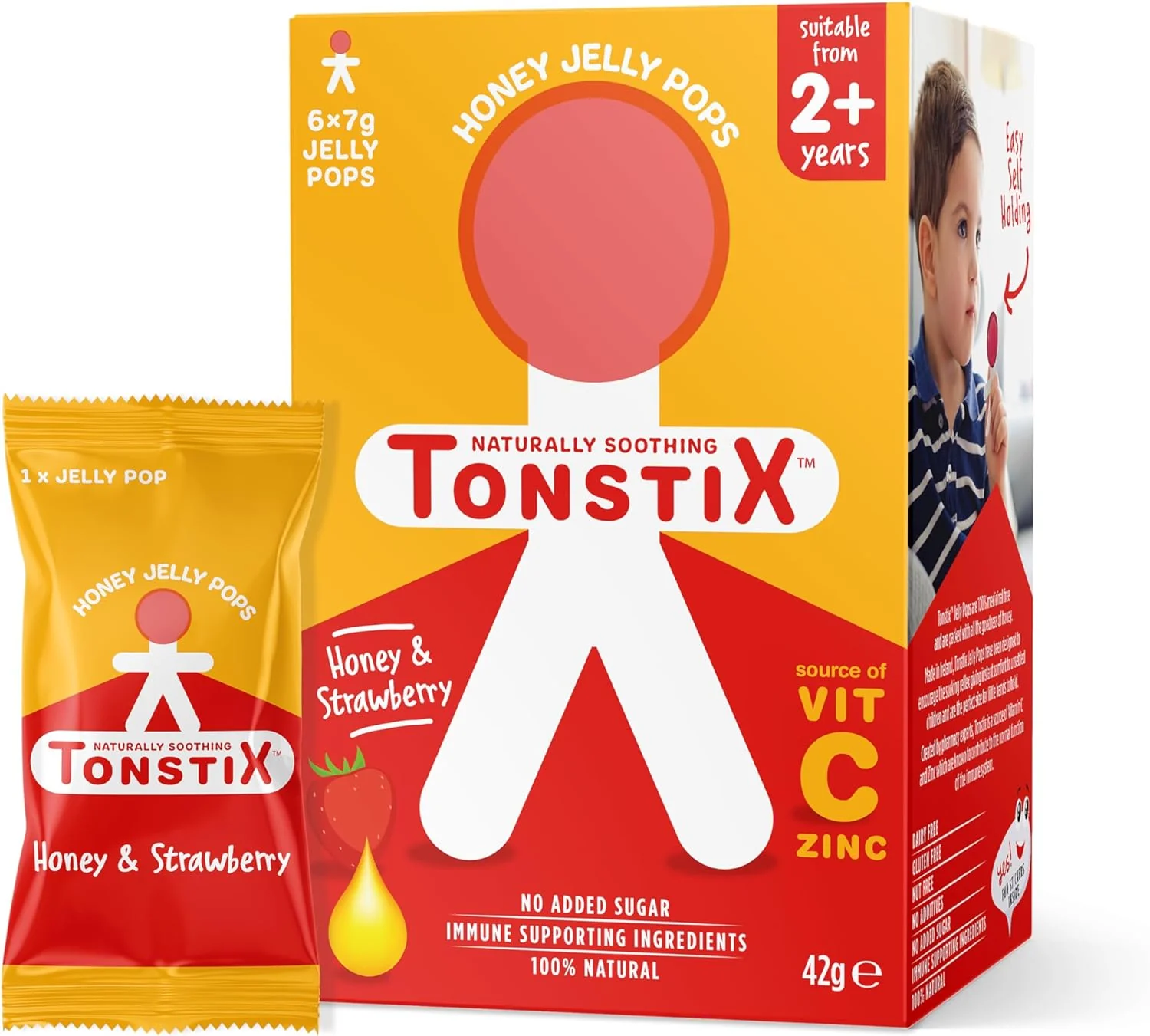 TonstiX Honey & Strawberry 42g