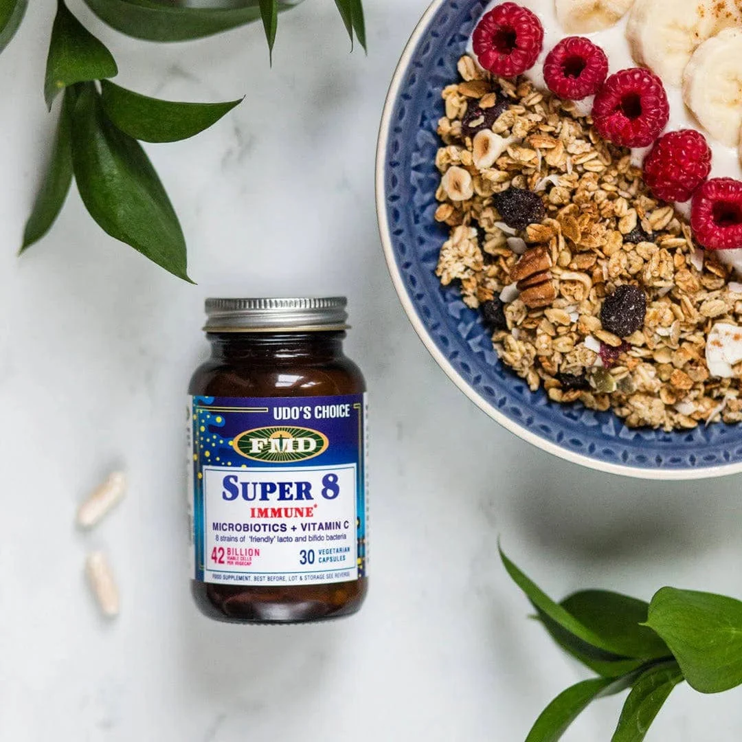 Udo's Choice Super 8 Immune+ Probiotics 30 Capsules - Image 5