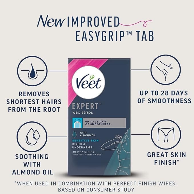 VEET EXPERT WAX STRIPS BIKINI SENS 30S - Image 4