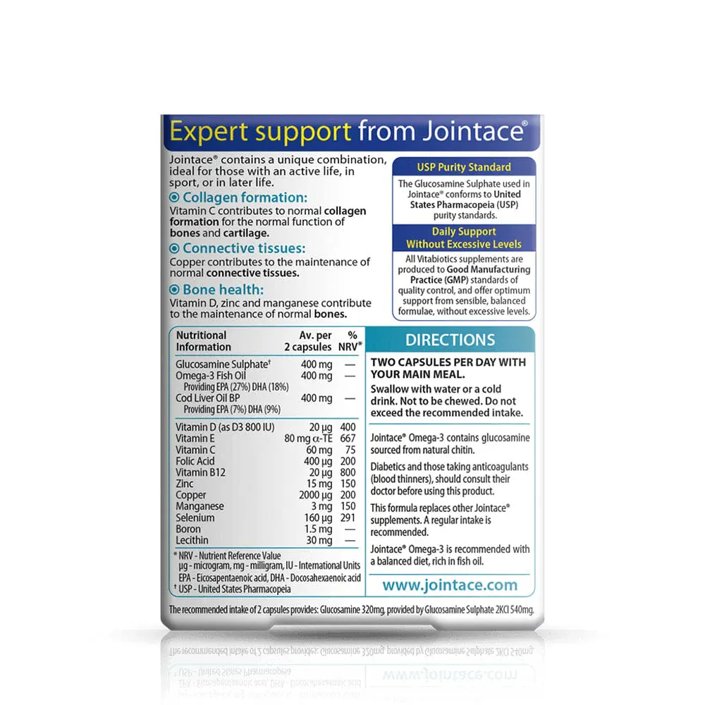 Vitabiotics Jointace Omega-3 Capsules 30 - Image 3
