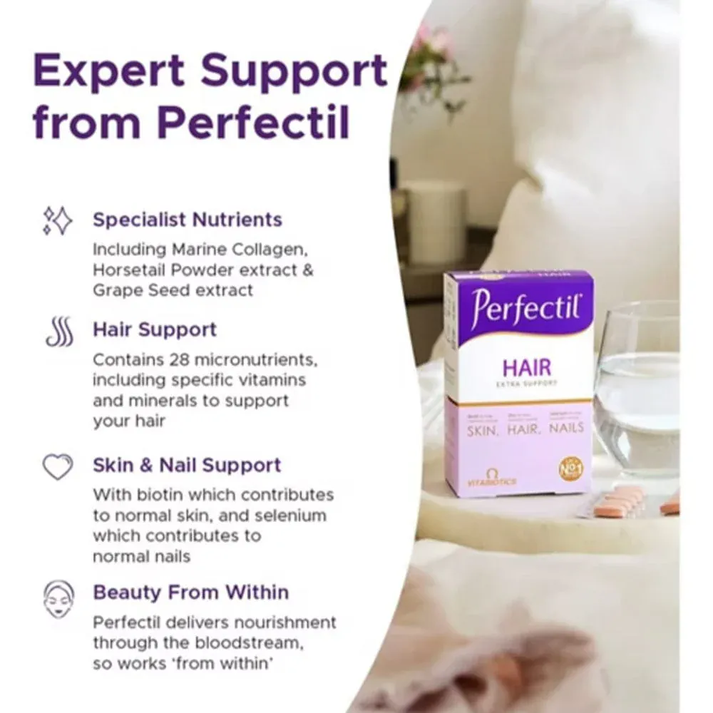 Vitabiotics Perfectil Plus Hair 60 Tablets - Image 3