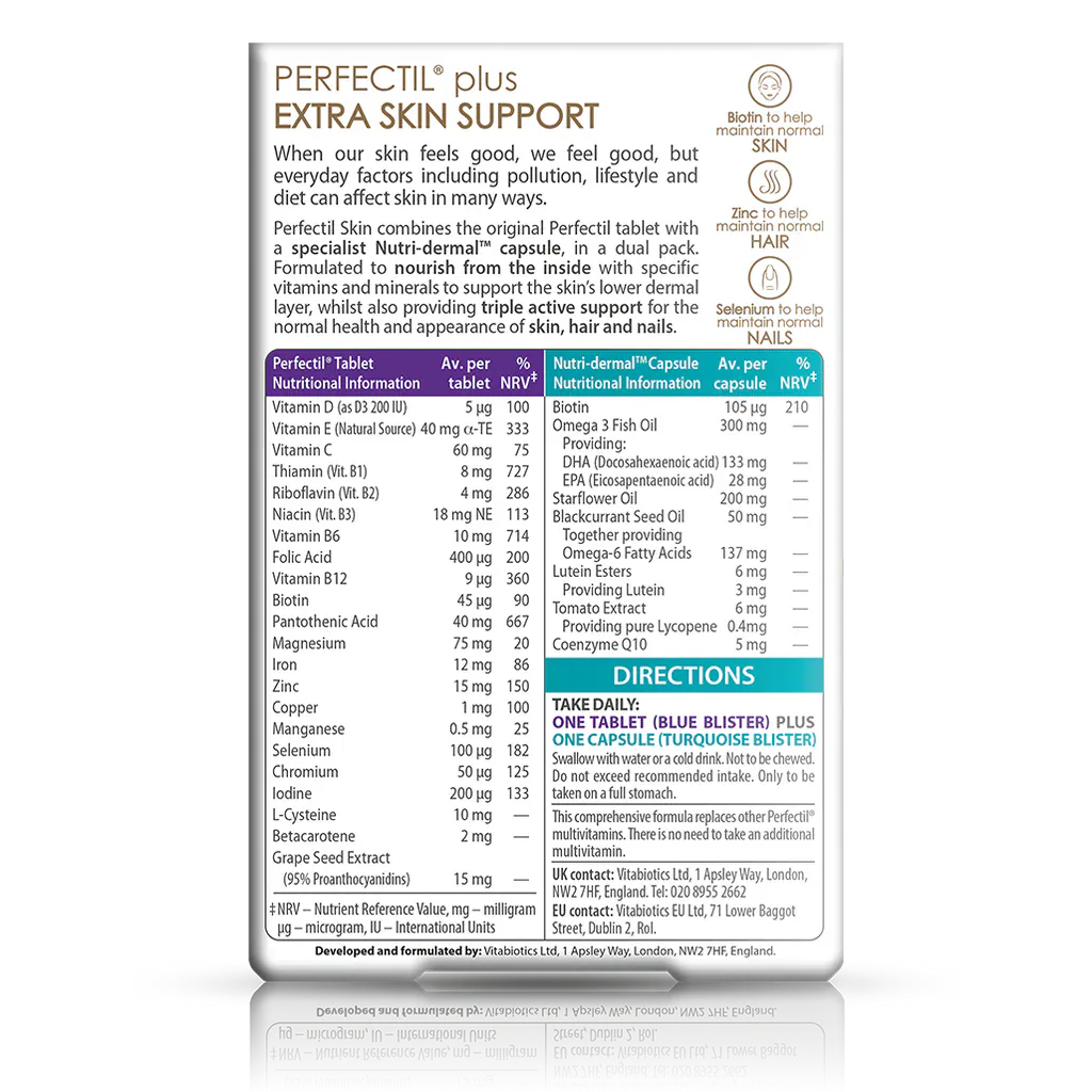 Vitabiotics Perfectil Skin 28 Tablets - Image 2