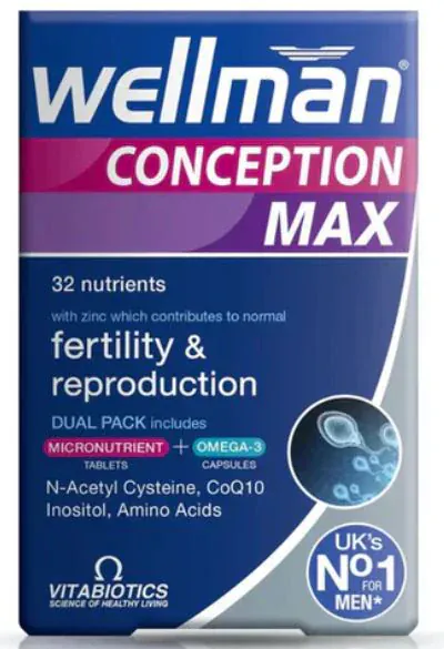 Vitabiotics Wellman Conception Max 84 Tablets & Capsules