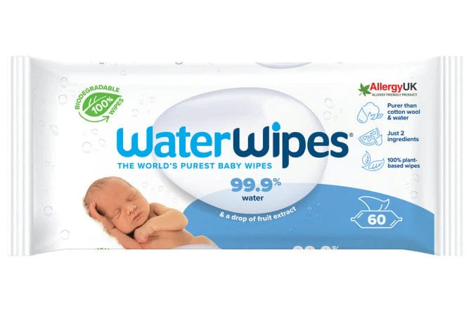 Water Wipes 60 pack x 12 (720 wipes) - Image 3