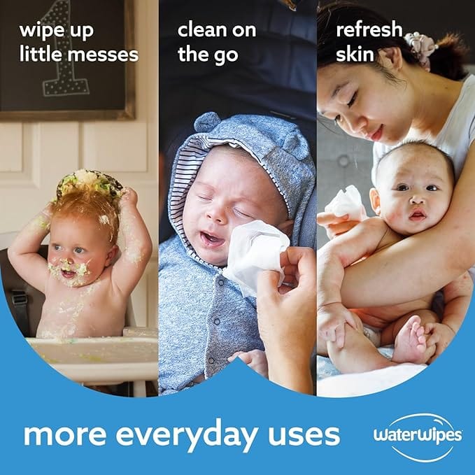Water Wipes 60 pack x 12 (720 wipes) - Image 6