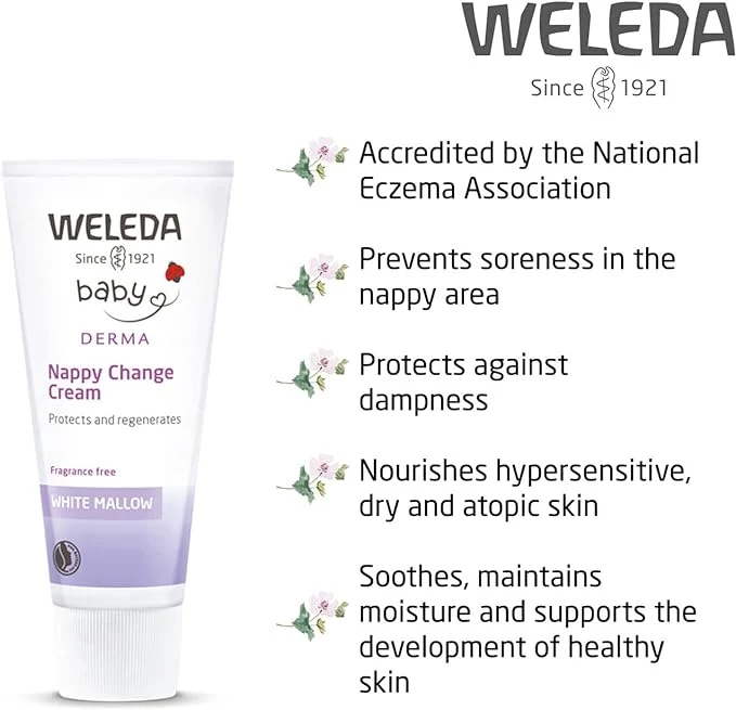Weleda White Mallow Nappy Change Cream (50ml) - Image 4