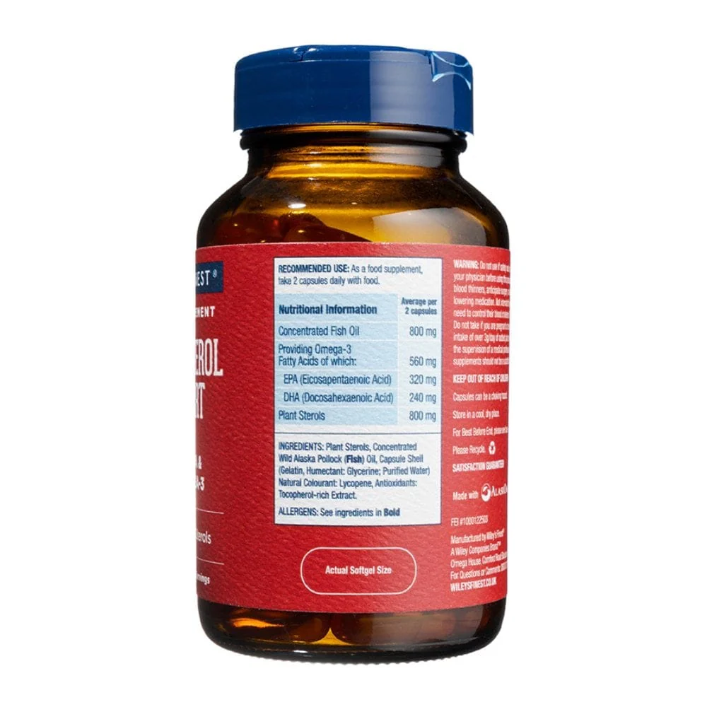 Wiley's Finest Cholesterol Support 90 Capsules - Image 4