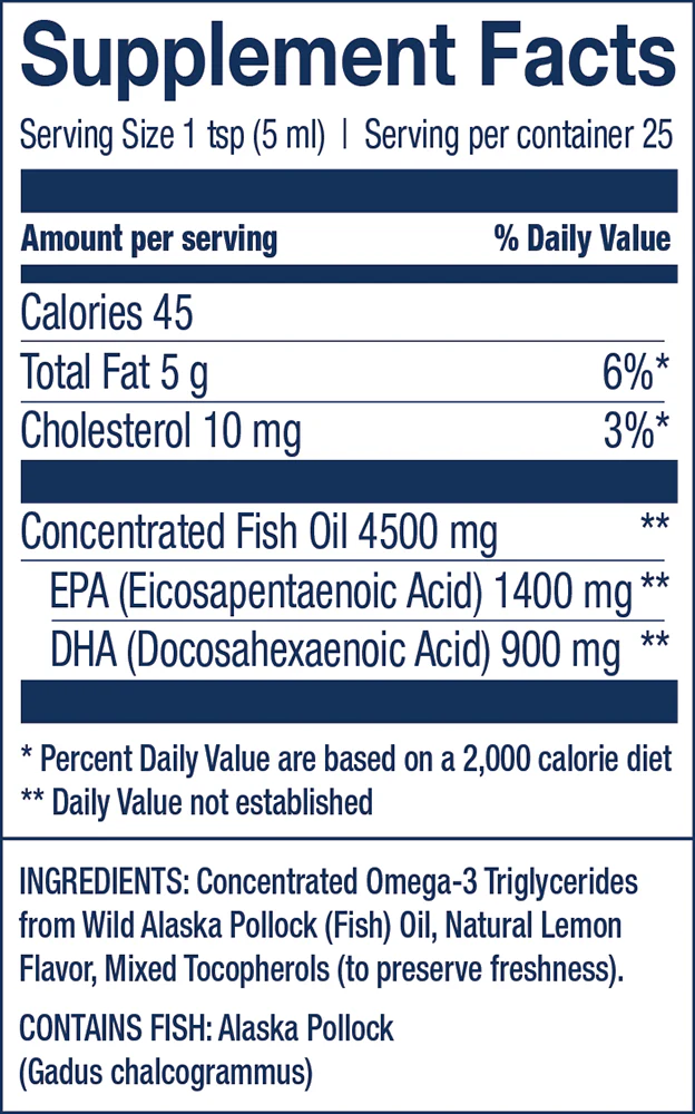 Wiley's Finest Peak Omega-3 Wild Alaskan Fish Oil Liquid 250 ml - Image 3