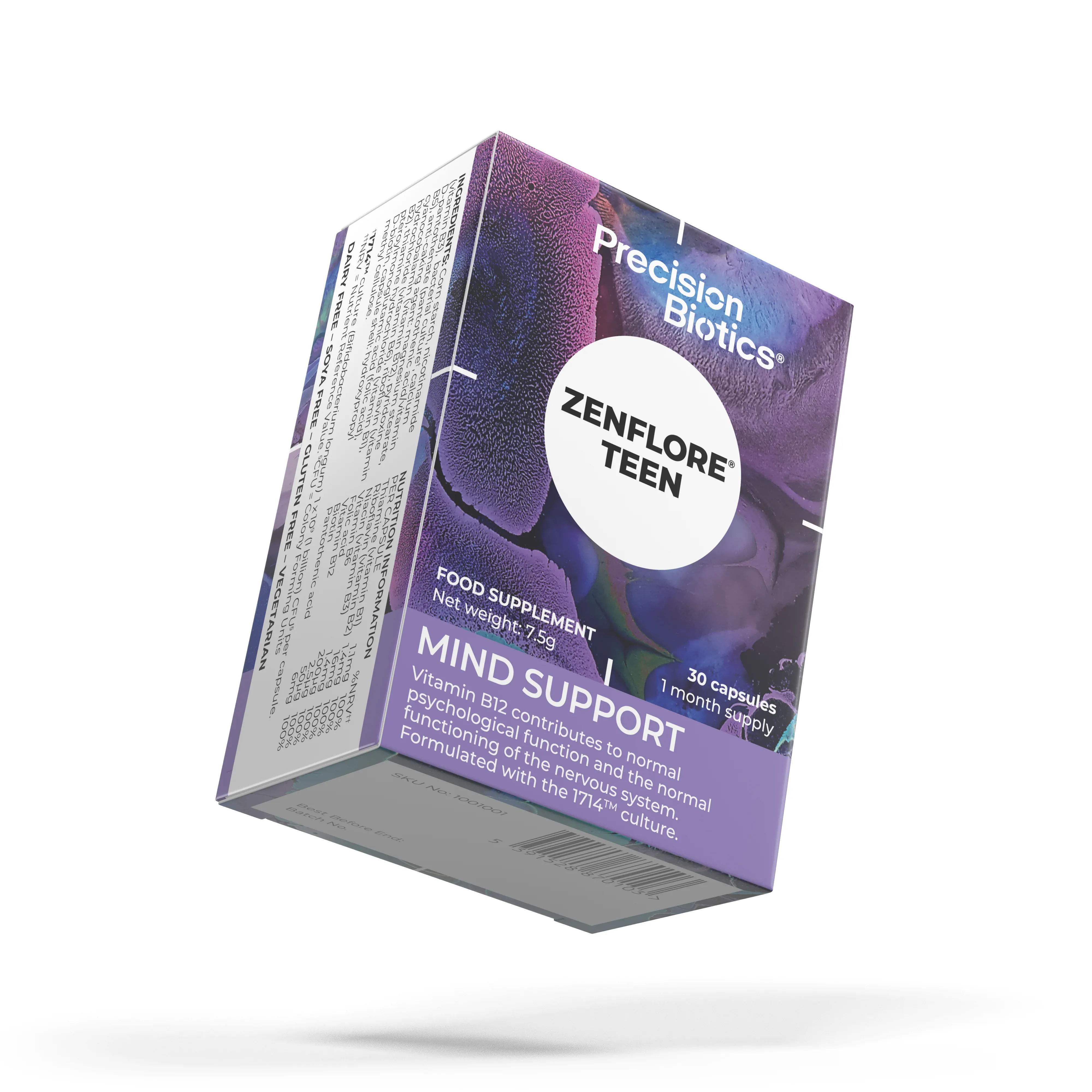 Zenflore Teen Microbacterial & Vitamin Supplement Capsules 30 - Image 6