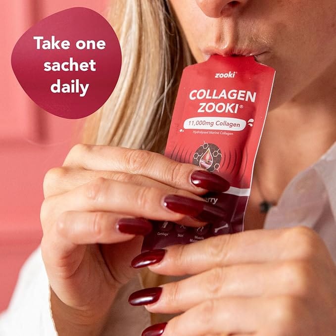 Zooki Super Strength Collagen Sour Cherry 30 Sachets - Image 5