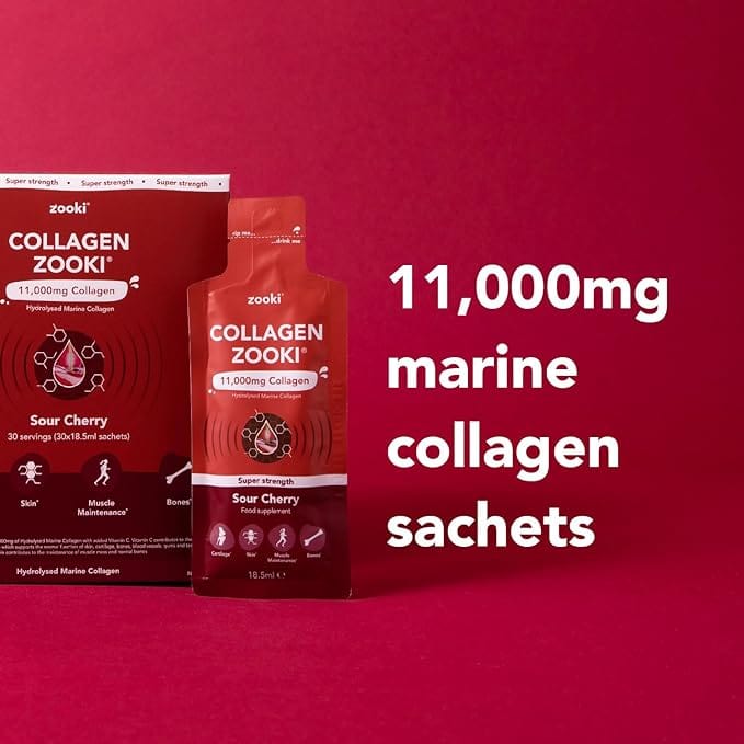 Zooki Super Strength Collagen Sour Cherry 30 Sachets - Image 6